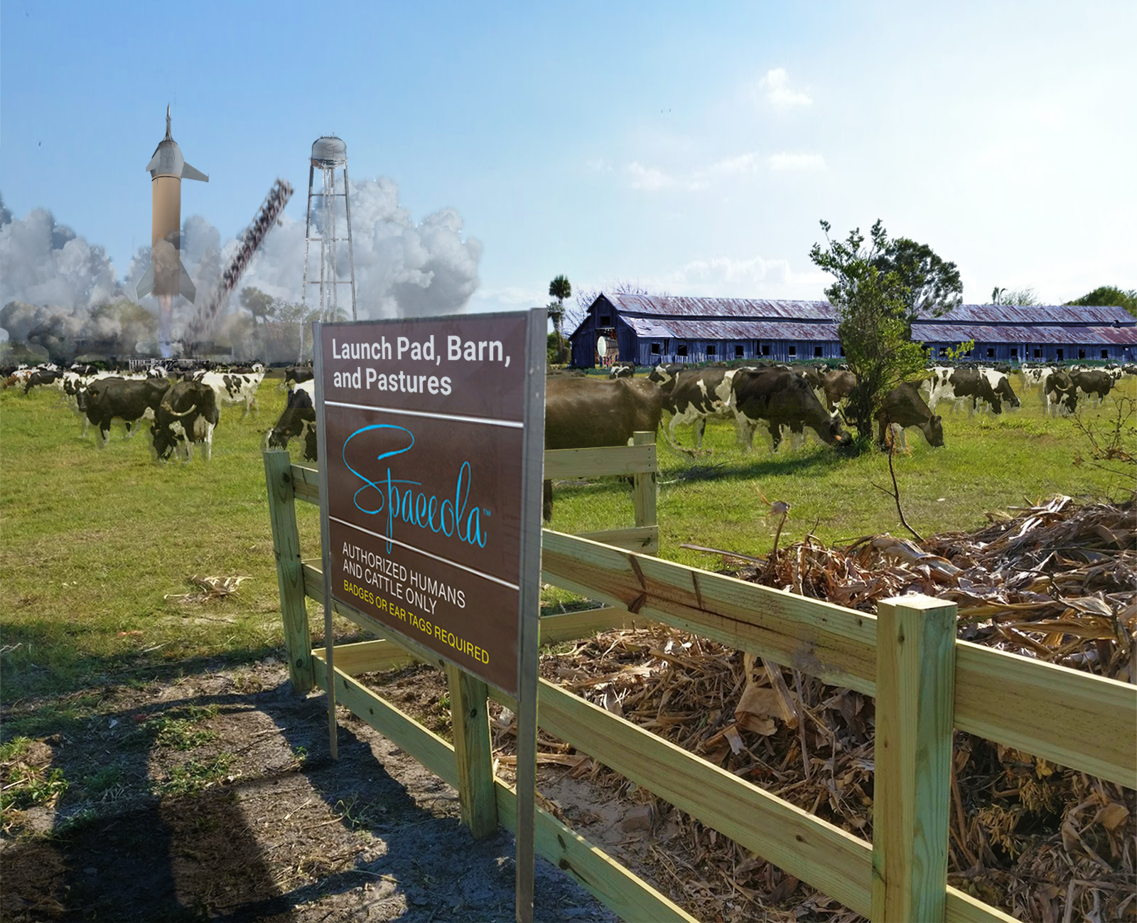 Merritt Island launch center and cattle ranch